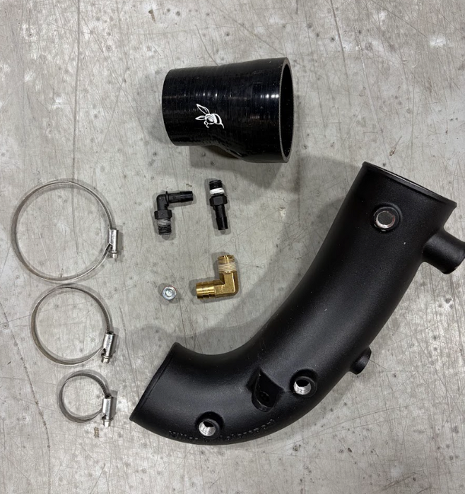 (Scratch and Dent) Killer B Motorsports Extreme Flow Cast Turbo Inlet w/ OEM Size Coupler 2002-2007 WRX / 2007-2021 STI
