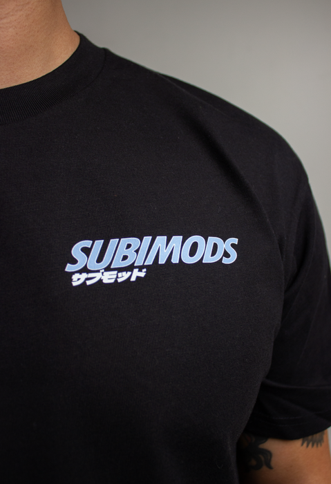 Subimods Official "GR Sedan" Short Sleeve Shirt Black
