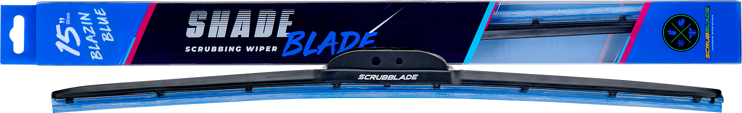 Scrubblade Blazin Blue ShadeBlade Wiper Blade