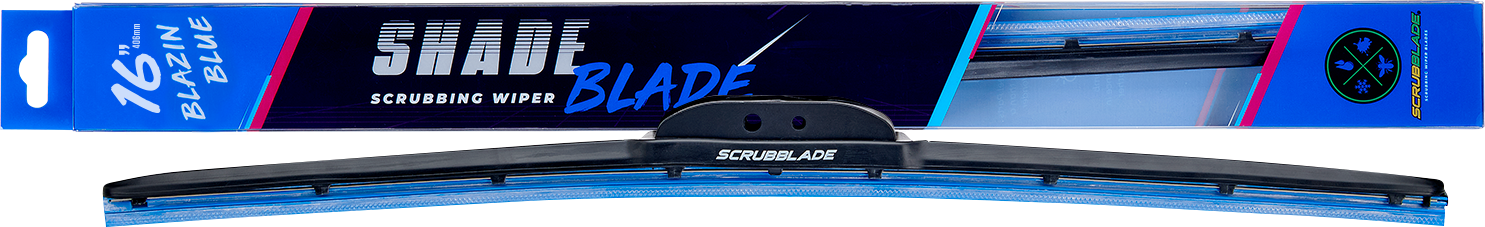 Scrubblade Blazin Blue ShadeBlade Wiper Blade