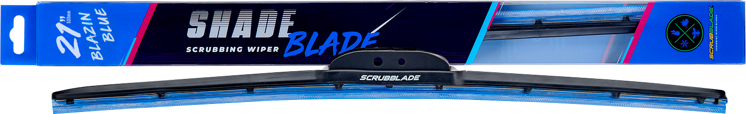 Scrubblade Blazin Blue ShadeBlade Wiper Blade
