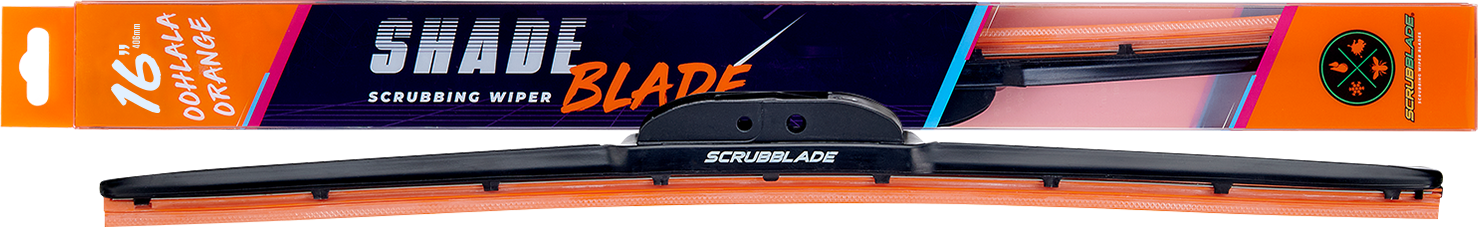 Scrubblade Oohlala Orange ShadeBlade Wiper Blade