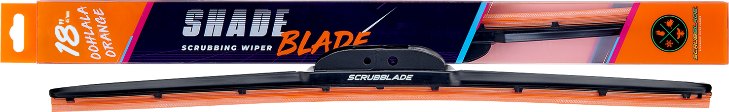 Scrubblade Oohlala Orange ShadeBlade Wiper Blade