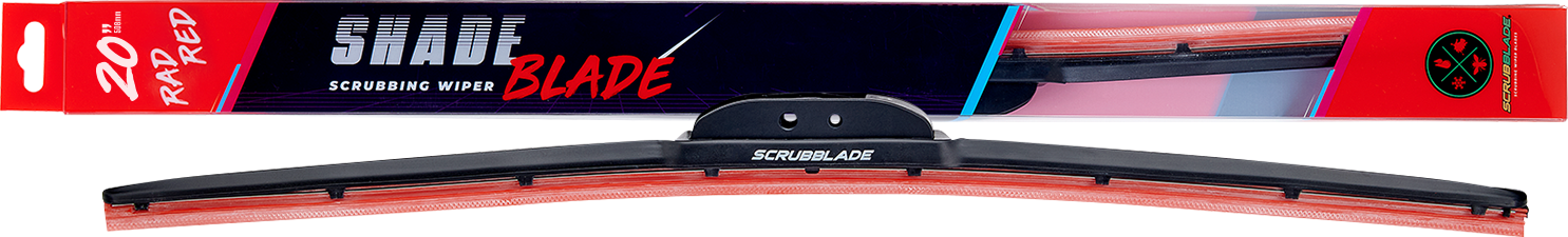 Scrubblade Rad Red ShadeBlade Wiper Blade