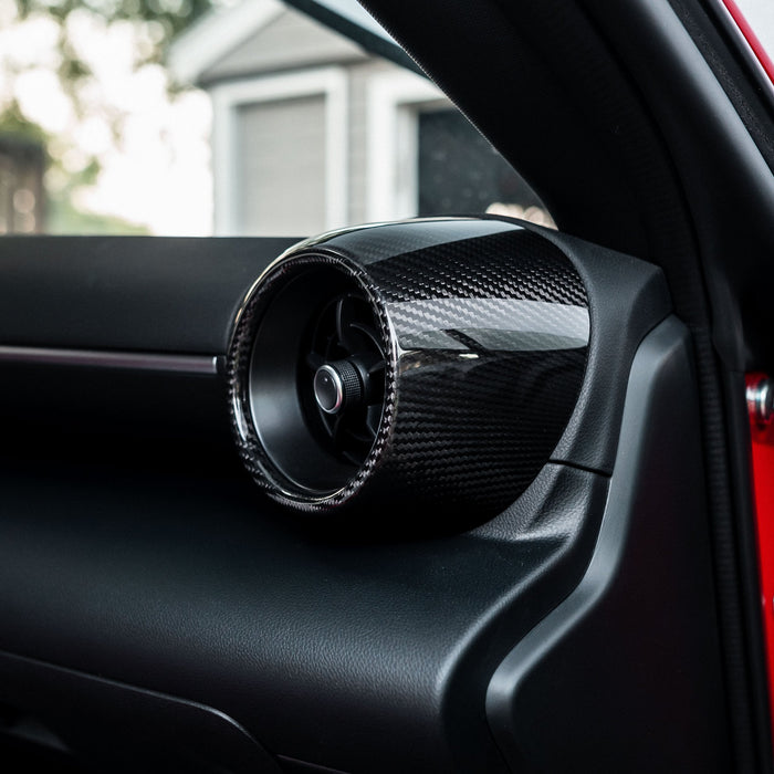 Driven Media Gloss Carbon Fiber Side Vent Covers 2022-2026 BRZ / 2022-2026 GR86