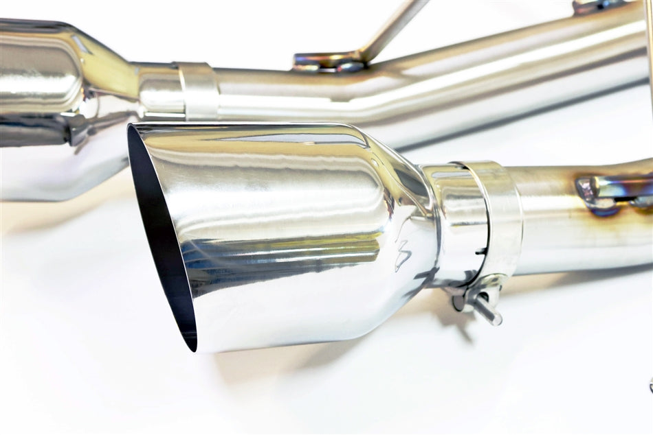 Torque Solution Stainless Steel Axle Back Exhaust 2015-2025 WRX / 2015-2021 STI