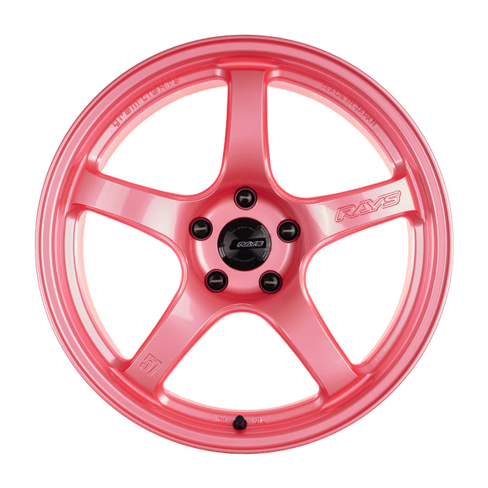 Gram Lights 57CR Sakura Pink Special Wheel Bundle 18x9.5 +38mm Offset 5x114.3