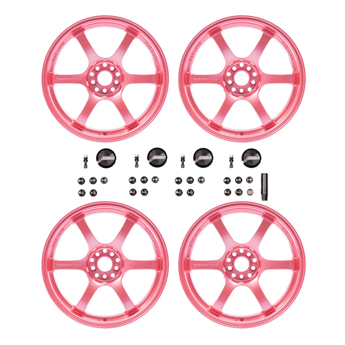 Gram Lights 57DR Sakura Pink Special Wheel Bundle 18x9.5 +38mm Offset 5x100