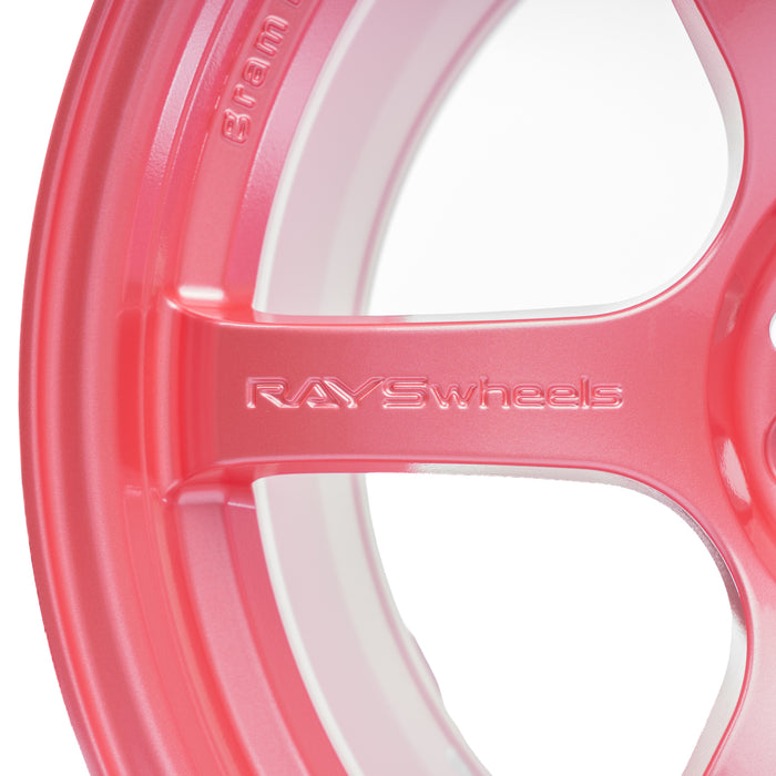 Gram Lights 57DR Sakura Pink Special Wheel Bundle 18x9.5 +38mm Offset 5x100