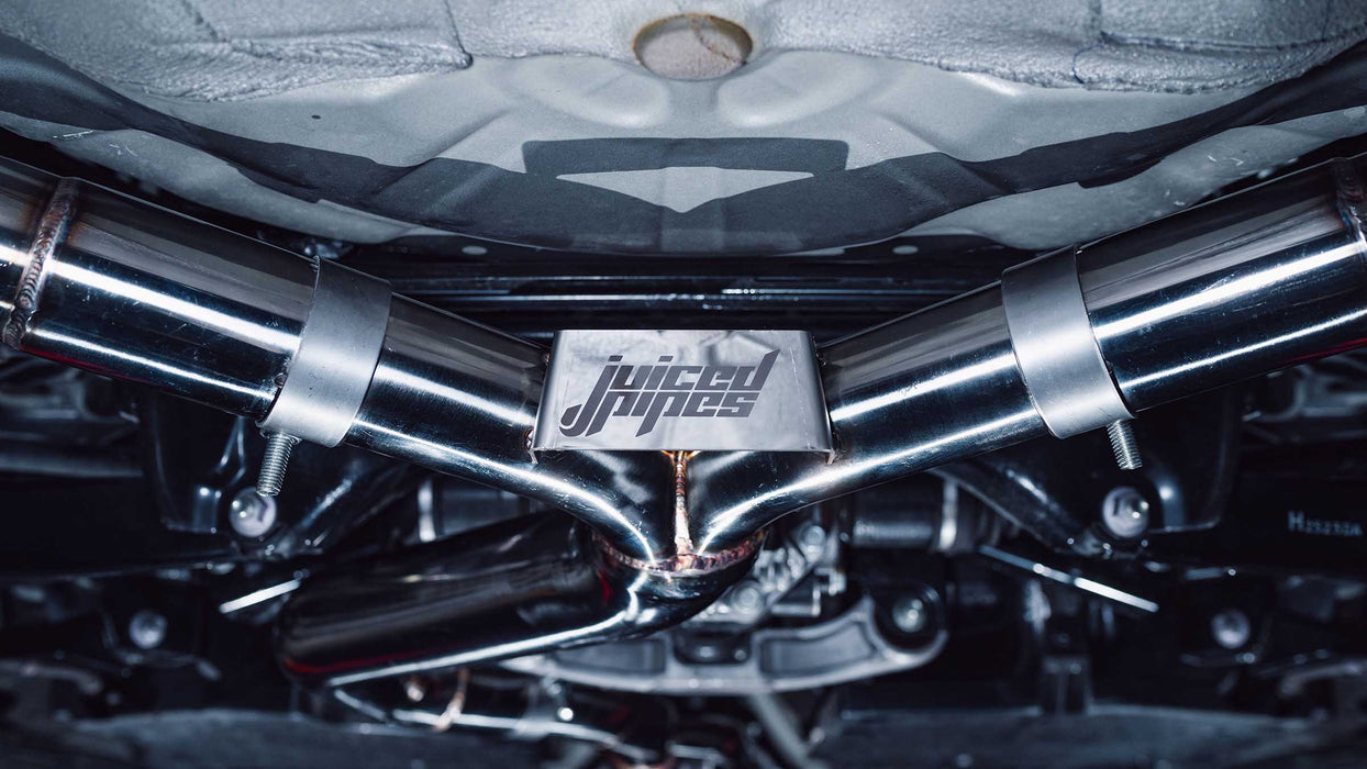 Juiced Pipes 3" Cat Back Exhaust Polished Tips 2015-2025 WRX / 2015-2021 STI