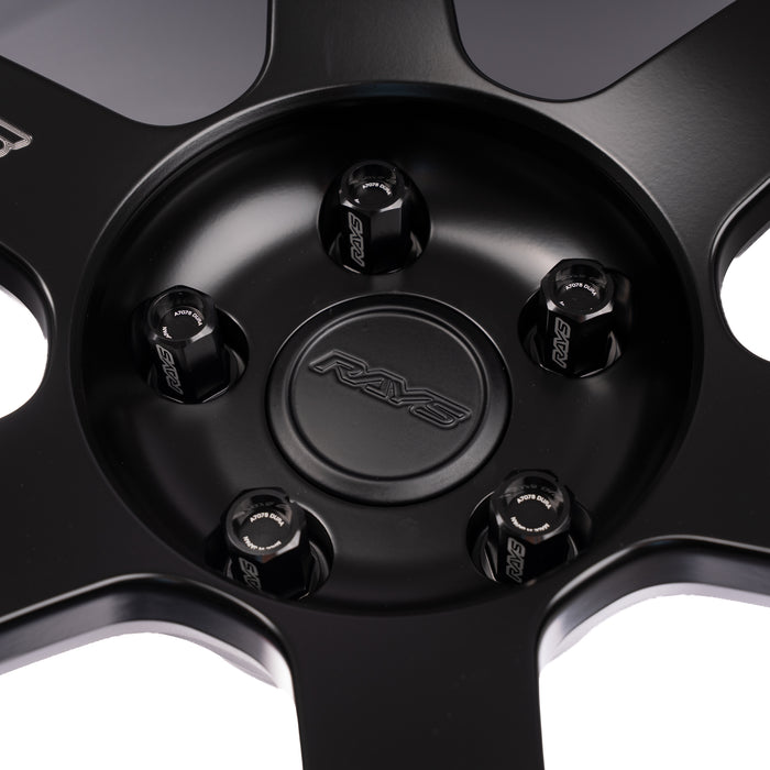Volk Racing TE37 Saga S-Plus Black Shadow Special Wheel Bundle 18x9.5 +38mm Offset 5x114.3