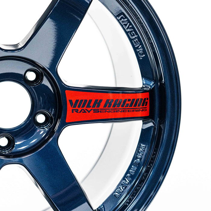 Volk Racing TE37SL Mag Blue 18x10.0 +40mm 5x114.3 2015-2024 WRX / 2011-2021 STI