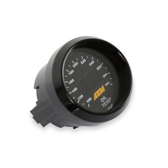 AEM Fluid Temperature Gauge Digital 52mm For Use w/ Oil, Transmission, Coolant
