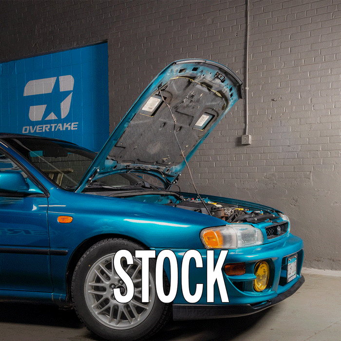 Overtake Hi-Lift Hood Strut Kit 1993-2001 Impreza / 1998-2002 Forester