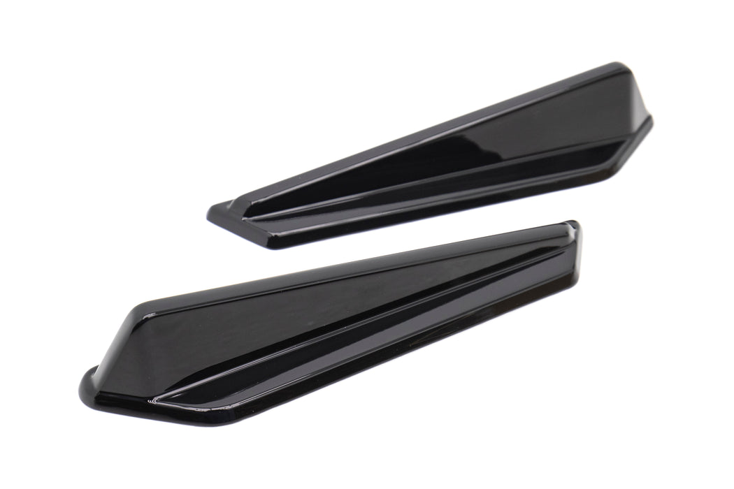 OLM Gloss Black JDM Style Canards 2015-2021 WRX / STI