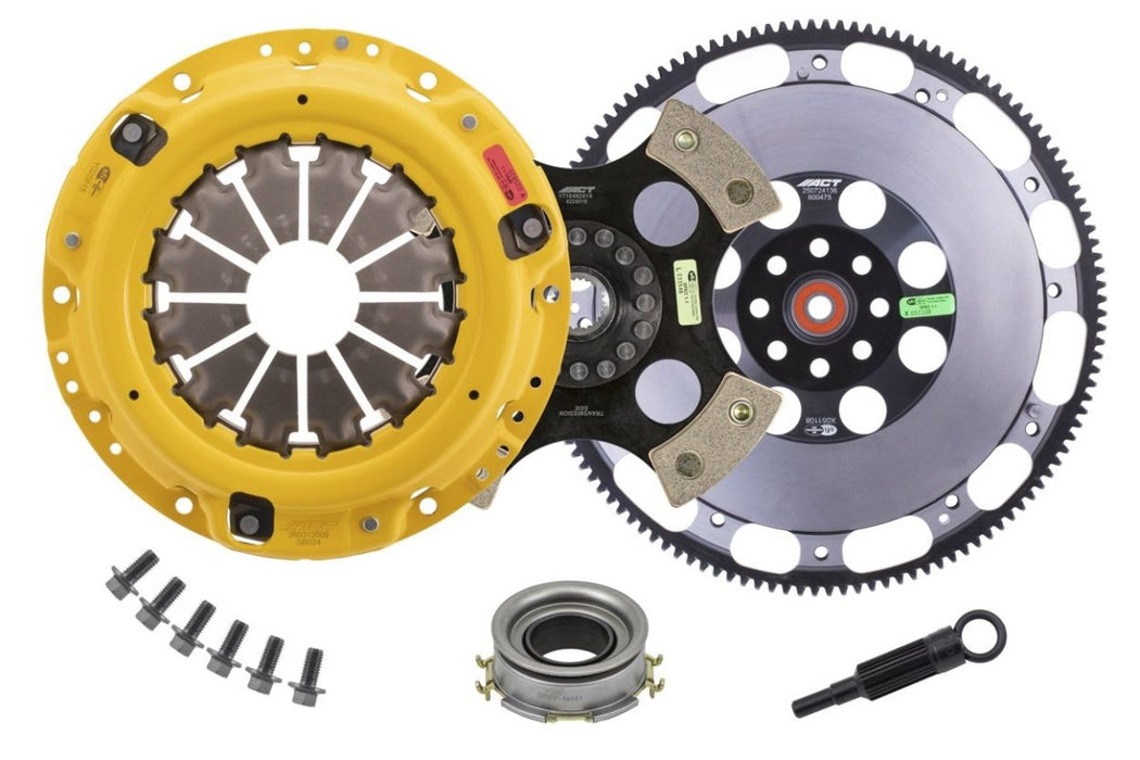 ACT Heavy Duty Solid 4-Puck Disc Clutch Kit w/ Prolite Flywheel 2013-2021 BRZ - SB8-HDR4 - Subimods.com