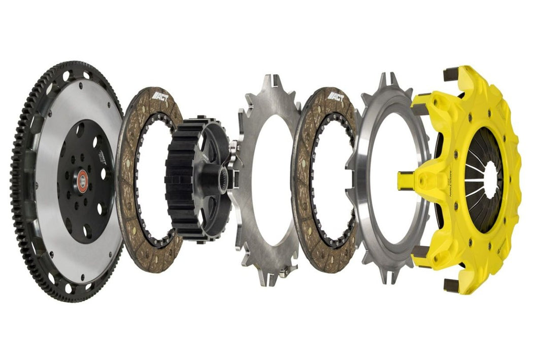 ACT Mod Twin 225 Heavy Duty Rigid Street Twin Disc Clutch Kit 2006-2026 WRX / 2005-2012 Legacy GT / 2006-2008 Forester XT - T1S-S01 - Subimods.com