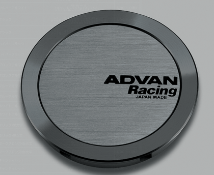 Advan Full Flat Center Cap 73mm Hyper Black - V0330 - Subimods.com