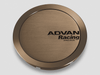 Advan Full Flat Center Cap 73mm Umber Bronze - V3219 - Subimods.com