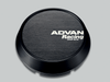 Advan Medium Height Center Cap 73mm Black - Z9934 - Subimods.com