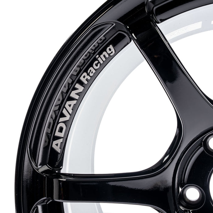 Advan RG - 4 Racing Gloss Black w/ No Ring 18x9.5 +35 5x114.3 2015 - 2026 WRX / 2011 - 2021 STI - YA48J35EB - Subimods.com