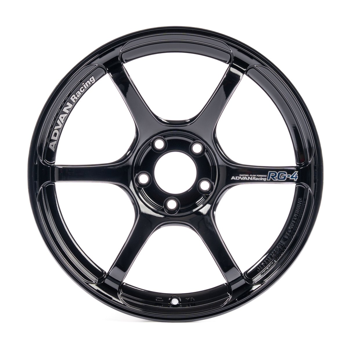 Advan RG-4 Racing Gloss Black 18x9.5 +35 WRX STI — Subimods.com