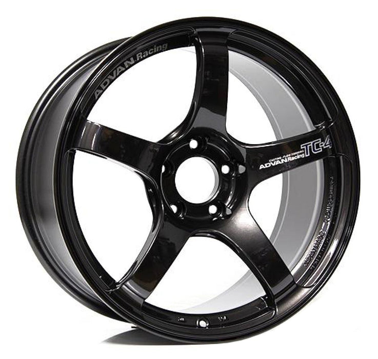 Advan TC-4 Racing Black Gunmetallic w/ No Ring Wheel 18x9.5 +35mm 5x114.3 - YAD8J35EB - Subimods.com
