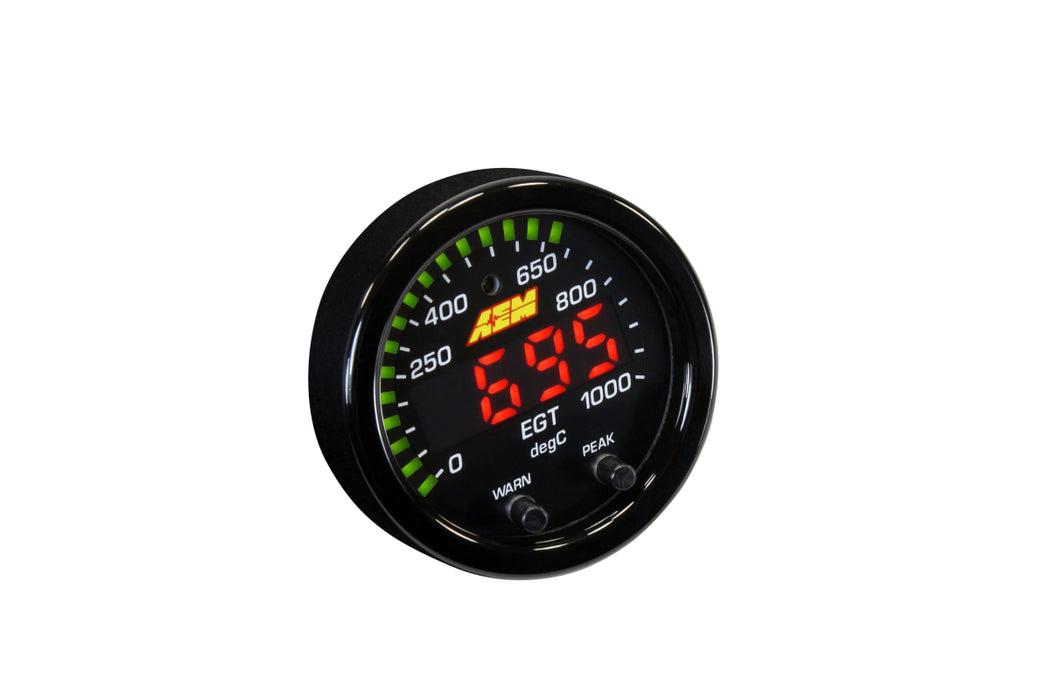 AEM X - Series EGT Exhaust Gas Temperature Gauge 52mm - 30-0305 - Subimods.com