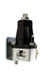 Aeromotive Compact Fuel Pressure Regulator Black w/ Silver ORB - 6 - 13129 - Subimods.com