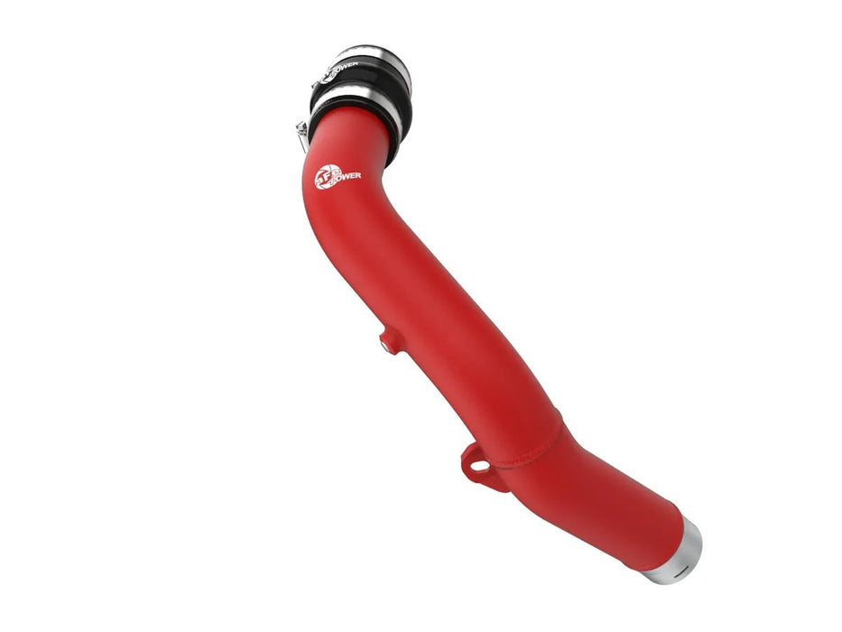 aFe Power BladeRunner 2 - 1/2 IN Aluminum Hot Charge Pipe Red 2022 - 2024 WRX / 2020 - 2024 Outback 2.4L w/ Turbo Engine - 46 - 20668 - R - Subimods.com