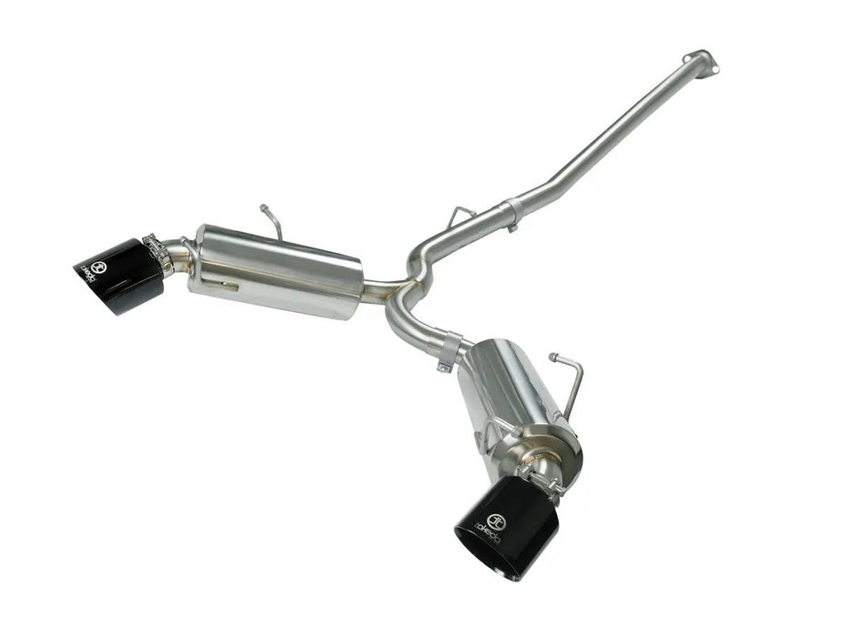 aFe Power Takeda 2 - 1/2" 304 Stainless Steel Cat - Back Exhaust System w/ Black Tips 2013 - 2021 BRZ / 2013 - 2016 FRS / 2017 - 2021 GT86 - 49 - 36023 - B - Subimods.com
