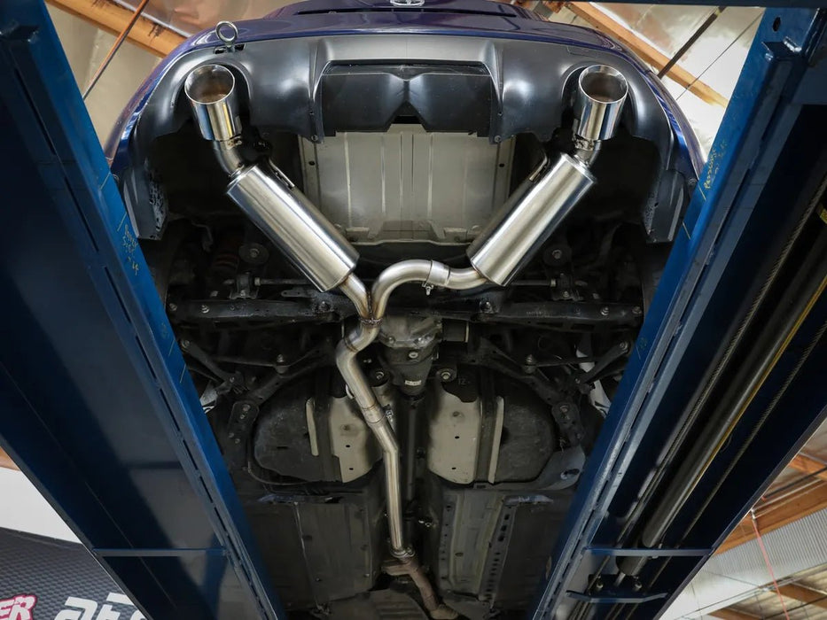 aFe Power Takeda 2 - 1/2" 304 Stainless Steel Cat - Back Exhaust System w/ Blue Flame Tips 2013 - 2021 BRZ / 2013 - 2016 FRS / 2017 - 2021 GT86 - 49 - 36023 - L - Subimods.com