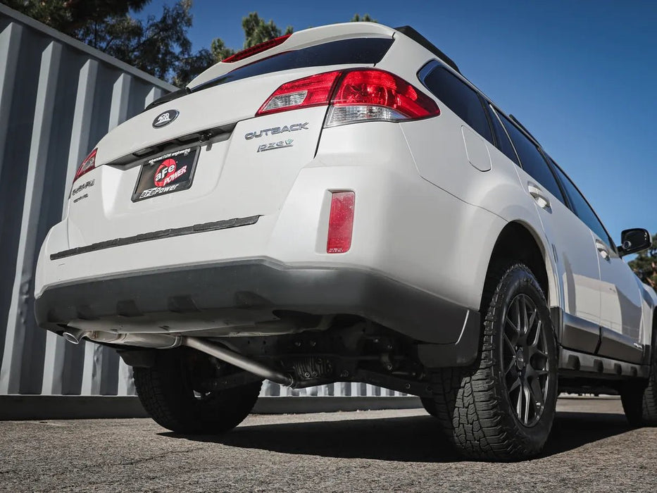 aFe Power Takeda 2 - 1/2 IN 304 Stainless Steel Cat - Back Exhaust System 2010 - 2014 Outback w/ 2.5L Engine - 49 - 36806 - Subimods.com