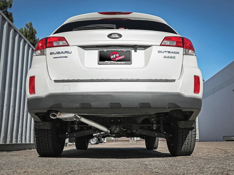 aFe Power Takeda 2 - 1/2 IN 304 Stainless Steel Cat - Back Exhaust System 2010 - 2014 Outback w/ 2.5L Engine - 49 - 36806 - Subimods.com