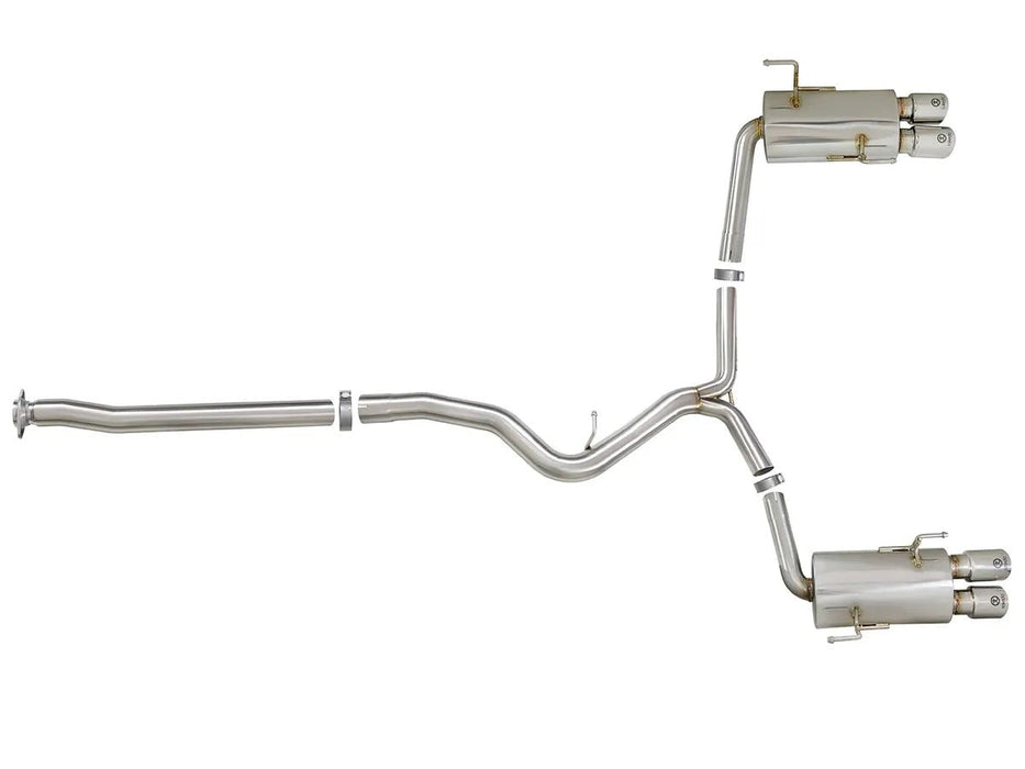 aFe Power Takeda 304 Stainless Steel Cat - Back Exhaust System w/ Polished Tips 2015 - 2021 WRX / 2015 - 2021 STI - 49 - 36801 - P - Subimods.com