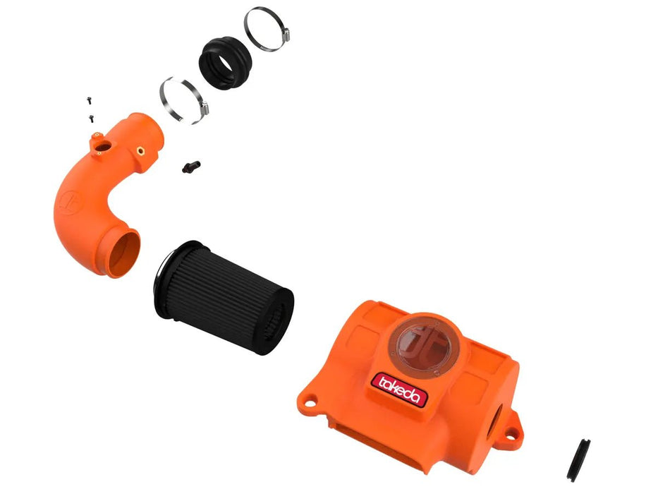 aFe Power Takeda Momentum Orange Edition Cold Air Intake System w/ Black Pro 5R Filter 2022 - 2024 BRZ / 2022 - 2024 GR86 - 56 - 70056KN - Subimods.com