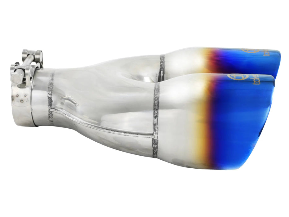 aFe Power Takeda Stainless Steel Cat - Back Exhaust w/ Blue Flame Tips 2015 - 2021 WRX / 2015 - 2021 STI - 49-36810-L - Subimods.com