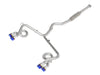 aFe Power Takeda Stainless Steel Cat - Back Exhaust w/ Blue Flame Tips 2015 - 2021 WRX / 2015 - 2021 STI - 49-36810-L - Subimods.com