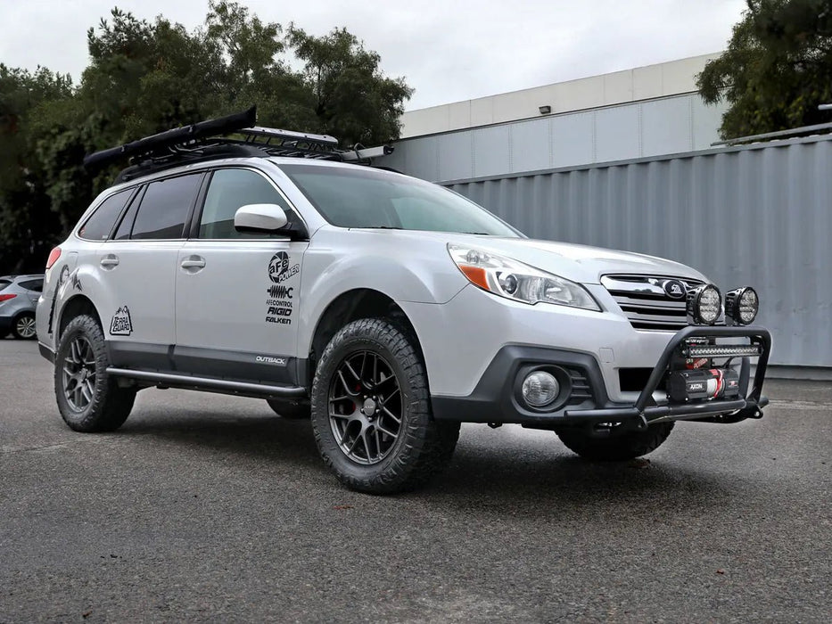 aFe POWER Terra Guard Bumper w/ Winch Mount 2010 - 2014 Outback - 79 - 27010 - Subimods.com