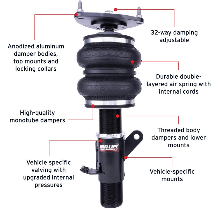 Air Lift Air Suspension Front Kit 2013-2026 BRZ / FRS / 86 - 76006 - Subimods.com