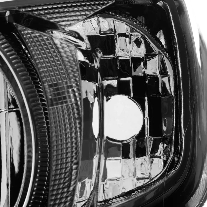 Akkon Halogen OE Style Headlights Black Base w/ Clear Lense 2017 - 2022 Impreza / 2018 - 2023 Crosstrek Halogen Models Only - 5-HD-JH-SI17-OE-L+R - Subimods.com