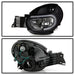 Akkon Headlights w/ Black Base & Light Tube DRL 2002-2003 WRX - HD-JH-SI02-LB-BK - Subimods.com