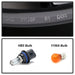 Akkon Headlights w/ Black Base & Light Tube DRL 2002-2003 WRX - HD-JH-SI02-LB-BK - Subimods.com
