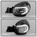 Akkon Headlights w/ Black Base & Light Tube DRL 2002-2003 WRX - HD-JH-SI02-LB-BK - Subimods.com