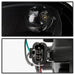 Akkon Headlights w/ Black Base & Light Tube DRL 2002-2003 WRX - HD-JH-SI02-LB-BK - Subimods.com