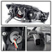 Akkon Headlights w/ Chrome Base 08-14 WRX / 08-14 STI / 08-11 Outback Sport - Halogen Models Only - HD-JH-SI08-AM-C - Subimods.com
