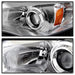Akkon Headlights w/ Chrome Base 08-14 WRX / 08-14 STI / 08-11 Outback Sport - Halogen Models Only - HD-JH-SI08-AM-C - Subimods.com