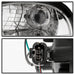 Akkon Headlights w/ Chrome Base & Light Tube DRL 2002-2003 WRX - HD-JH-SI02-LB-C - Subimods.com