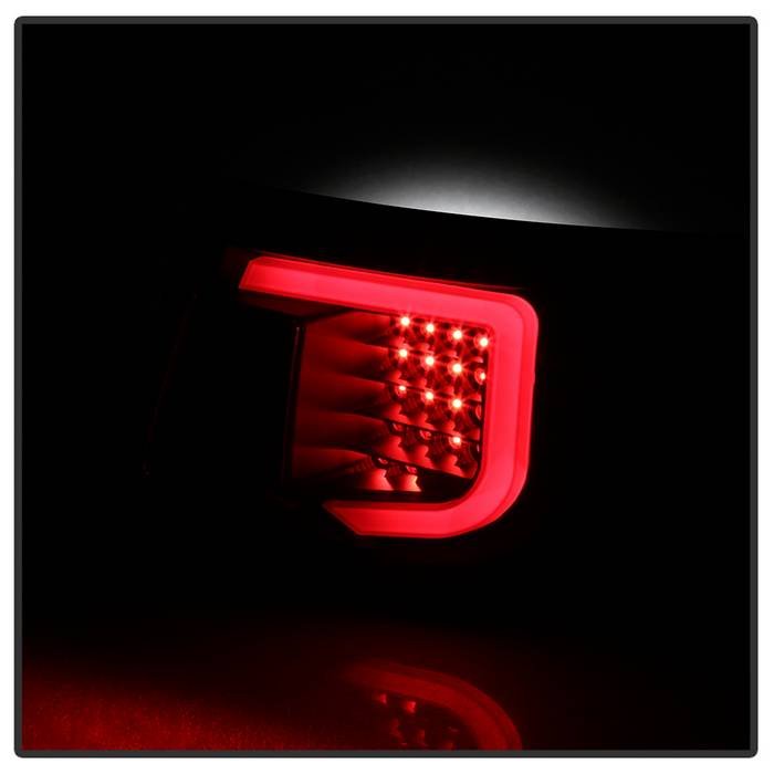 Akkon LED Taillights w/ Clear Lens, Black Base & Red Bar 08-14 WRX Sedan / 08-14 STI Sedan - ALT-JH-SIWRX08-LBLED-BK - Subimods.com