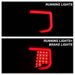 Akkon LED Taillights w/ Clear Lens, Black Base & Red Bar 08-14 WRX Sedan / 08-14 STI Sedan - ALT-JH-SIWRX08-LBLED-BK - Subimods.com